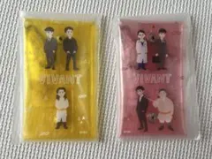 VIVANT カラビナ付きクリアポーチ 2種セット