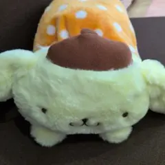 レアサンリオ　ポムポムプリンひざ掛けぬいぐるみ　毛布