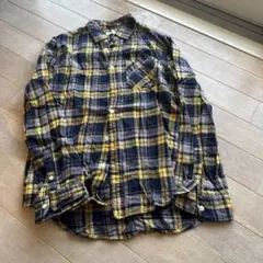 冬物最終価格　BROWNY チェック柄ネルシャツ Mサイズのサムネイル