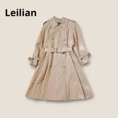 レリアン トレンチコート 英国製 ベルト付き クラシック キュプラ コットン
