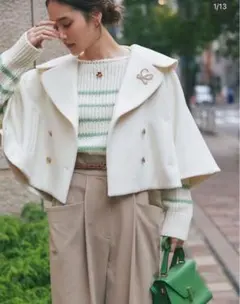 【新品未使用タグ付き】セブンテン SEVENTEN ポンチョコート S/ベージュ 40％off】キルティングポンチョコート(ベージュ) - seventen