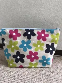 お値下げ‼ハンドメイド ポケットトートポーチ