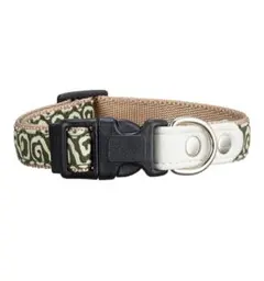 犬用首輪 オリーブグリーン Sサイズ