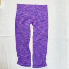 紫系 S/M ヨガパンツ　1回のみ着用　ダイエット　美容