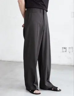 LIDNM SUMMER WOOL SLACKS サマーウールスラックス リドム - メルカリ