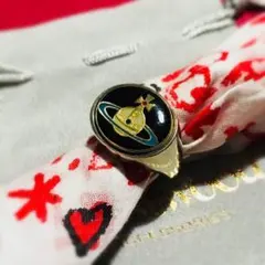 【希少美品】ブラックエナメルオーブリング