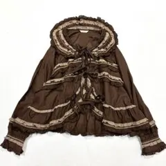 専用美品/2020年】ピンクハウス　ブラウス　ボレロ　ピコフリル　リボン　レース