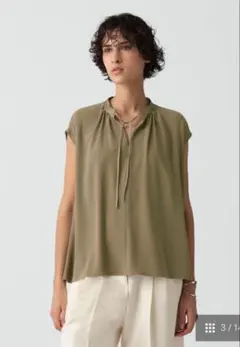 極美品✨セオリーリュクス MARVINE LENAS ボウタイブラウス 洗濯可