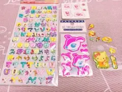 アルファベット・キャラクター・キティちゃんのシールセットまとめ売り