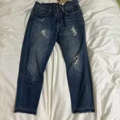 プラステ デニムジーンズ ダメージ加工 25サイズ
