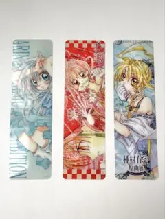 【限定品】種村有菜 原画展 クリアしおり 3枚セット 怪盗ジャンヌ他