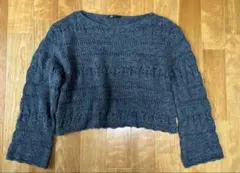 ZARA ダークグレー ⭐︎ニット 長袖