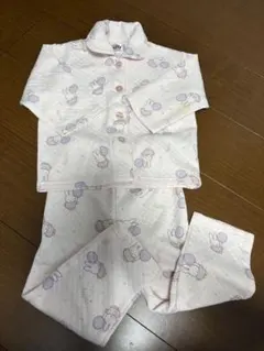 miffy ミッフィー パジャマ 上下セット ピンク キルティング　100㌢