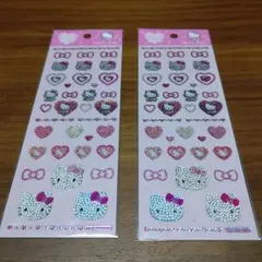 ハローキティ キラキラジュエリシール 3セット 未使用品１シート