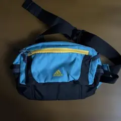 adidas ボディバッグ 青/黒/黄