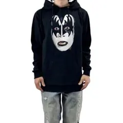新品 KISS ジーン シモンズ バンド ベース ベーシスト ビッグ パーカー