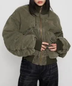 【LAGUA GEM 】BIG POCKET COTTON MA-1