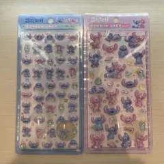 スティッチ　ボンボンドロップシール　セット