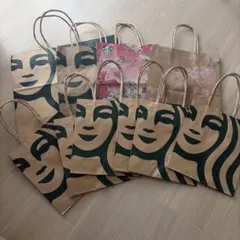 Starbucks ショップ袋 セット 大小10枚セット