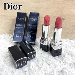 未使用 Dior ディオール ルージュ 口紅 665 フラワー ブロッサム 2本のサムネイル