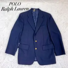 極美品✨ポロバイラルフローレン 紺ブレ ジャケット 金ボタン 160 卒服 M