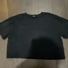 オーバーサイズショート丈TシャツブラックMサイズ