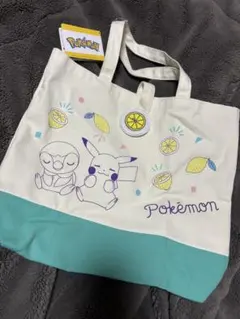 ポケモン　ピカチュウ&ポッチャマ　トートバッグ