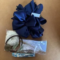 【Germer】ヘアゴム　シュシュ　髪留め　レディース　5点セット