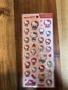 ぷっくりシール ハローキティ 赤 レッド キティ