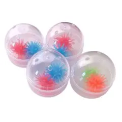 ⭐️早い者勝ち⭐️おもちゃ　くっつき虫　カラフル　ミニおもちゃ　8個セット　ピンク