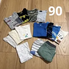 男の子　半袖　半ズボン　肌着　90サイズ　14点まとめ売り
