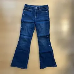 GAP ギャップ　デニムパンツ　ロング　スタッズ付きのサムネイル