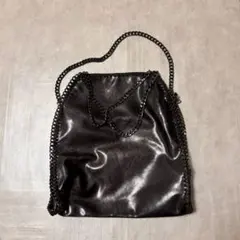 archive レザートートバッグ ギミック ブラックチェーン グランジ y2k