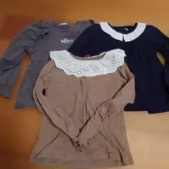 プティマイン等　長袖　3点セット120