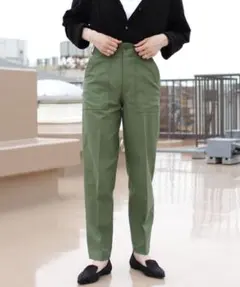 THE SHINZONE/シンゾーン　ベイカーパンツ　32 オリーブ
