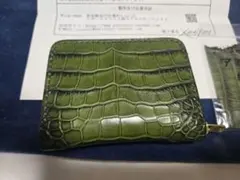 【極上品】　アメリカアリゲーター　コインケース