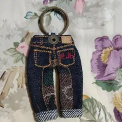デニムキーリング