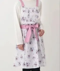 【新品・未使用】Afternoon Tea 花柄エプロン タグ付き