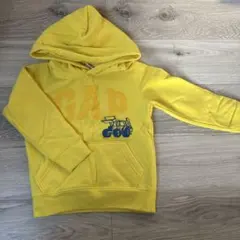 GAP イエロー フード付きパーカー 5歳