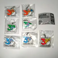 ポケモン　30周年　メタルチャームマスコット　全7種コンプリート　ガチャ