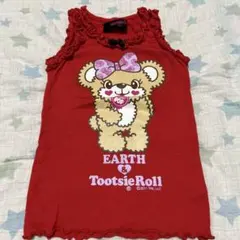 EARTHMAGIC タンクトップ 110cm レッドのサムネイル