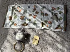 トトロ　フェイスタオルとぬいぐるみハンガー