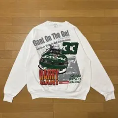 90s USA製 フルーツオブザルーム NASCAR スウェット L