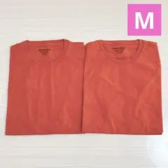 2枚組 Tシャツ クルーネック スリムフィット 半袖 メンズ M