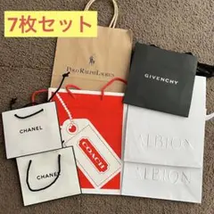 COACH アルビオン　CHANEL 7枚セットショップ袋　紙袋　４枚セット