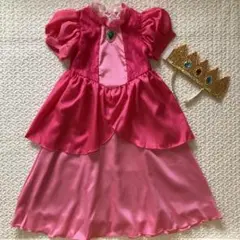 ハロウィン ピーチ姫 ピンクドレス 110 ユニバ USJ コスプレ 美品