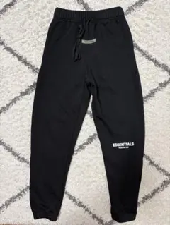 Fog Essentials スウェットパンツブラック　黒　反射フォント S