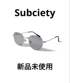 【新品未使用】Subciety メタルフレーム ラウンドサングラス UVカットのサムネイル