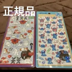 正規品 ボンボンドロップシール ディズニー スティッチ ベイマックス 大