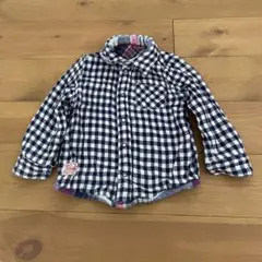 BREEZE リバーシブル チェック柄 シャツ